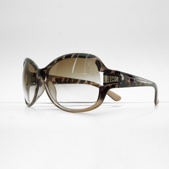 Authentic LOUIS VUITTON Vintage Sunglasses, Tortoise shell Rhinestone Frames - Picture 2 of 12